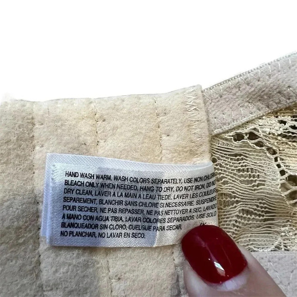 Wacoal Women's Lace T-Shirt Bra Beige Size 32DDD Seamless Padded - Picture 7 of 7